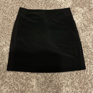 Athleta Classic Black Mini Skort, Size 8